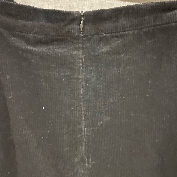 Elodie black mini skirt corduroy size large - Picture 4 of 5
